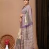 Olive Green Handloom Pure Cotton Saree