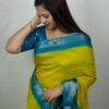 Seetha's Lime Green Fancy Pure Viscose Saree