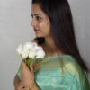 Seetha's Sea Green Kanjivaram Tissue Silk Saree