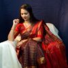 Seetha's Majestic Deep Wine Semi Kaanchivaram Silk Saree