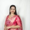 Seetha's Elegant Rose Pink Tissue Banarasi Saree