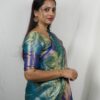 Seetha's Royal Blue Tissue Banarasi Saree