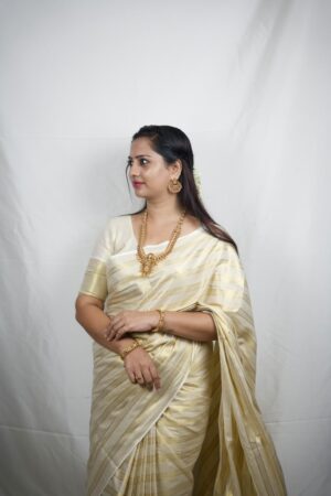 Seetha's Classic Kerala Silk Kasavu Saree