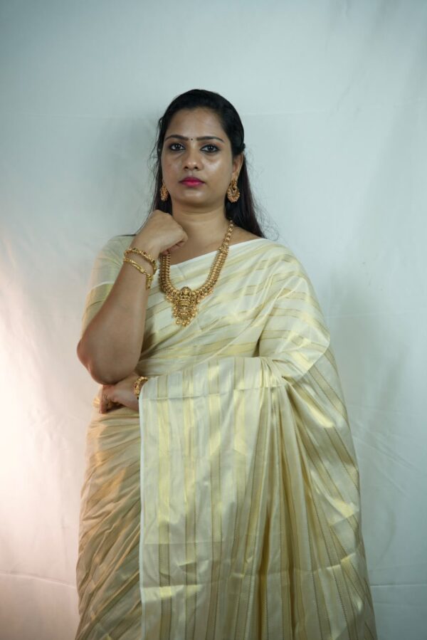 Seetha's Classic Kerala Silk Kasavu Saree
