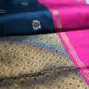 Seetha's Midnight Black Banarasi Soft Silk Saree