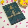 Seetha’s Paisley Mango Motif Kattan Soft Silk Saree with Zari Checkered Borders